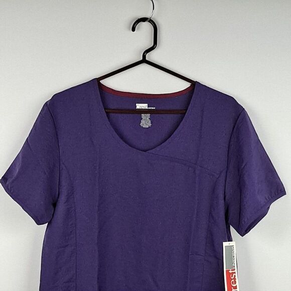 Crest Scrubs Top NWT - Picture 2 of 11